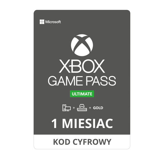 XBOX GAME PASS ULTIMATE 1 MIESIĄC  - Kod cyfrowy - BEZ VPN