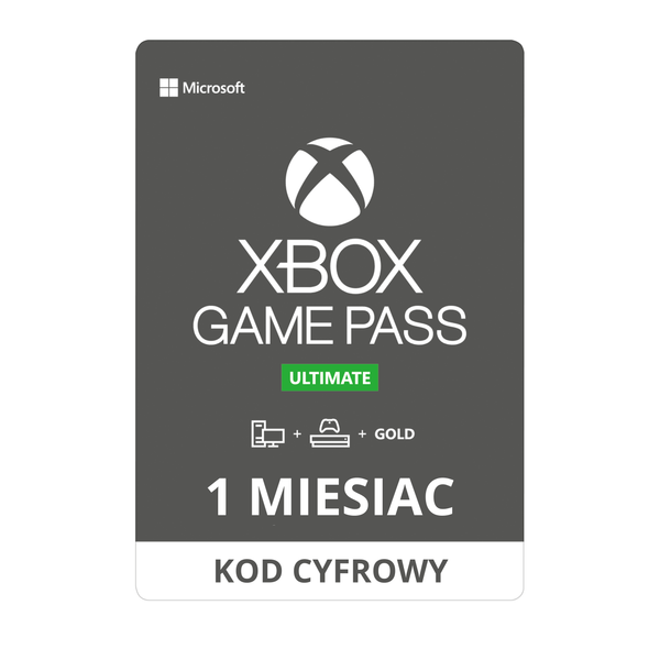 XBOX GAME PASS ULTIMATE 1 MIESIĄC  - Kod cyfrowy - BEZ VPN