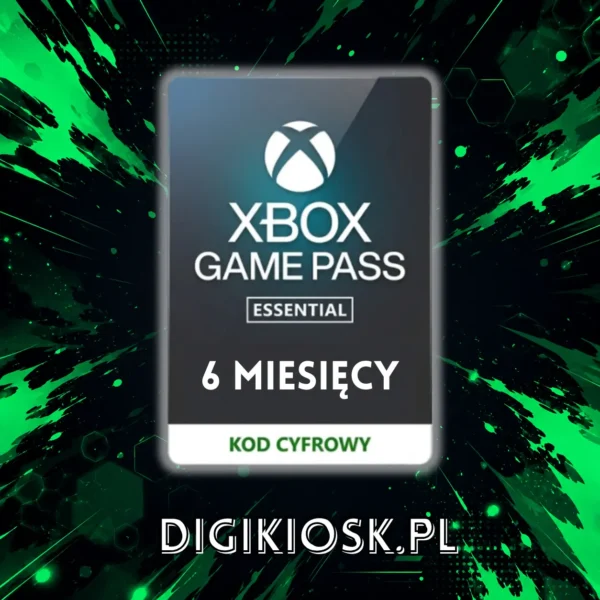 Xbox Game Pass Essential 6 miesięcy - kod cyfrowy DigiKiosk